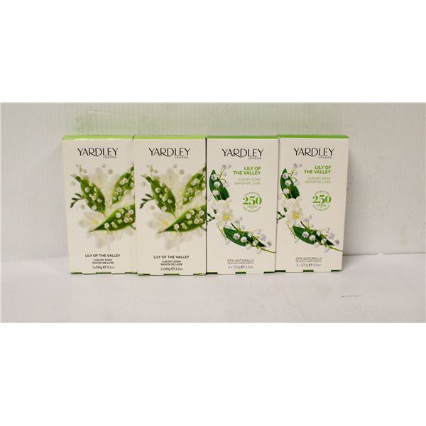 BAG LOT OF YARDLEY LUXURY SOAP