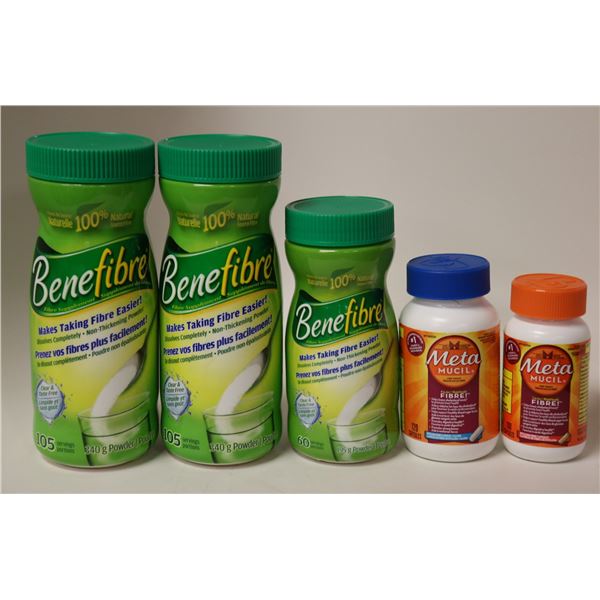 ASSORTED META MUCIL & BENEFIBRE PRODUCTS
