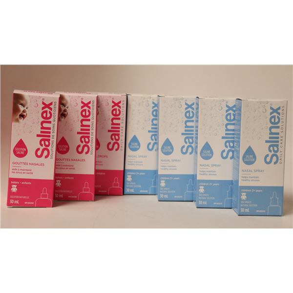 LOT OF 7 SALINEX NASAL SPRAY/DROPS