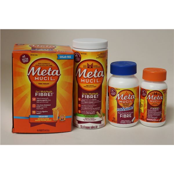 LOPT OF 4 ASSORTED META MUCIL PRODUCTS