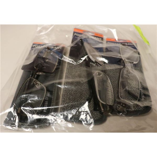 LOT OF 3  FOSTER GRANT PREMIUM MATERIALS &