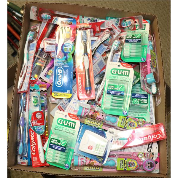 FLAT OF REGULAR,  ELECTRIC TOOTHBRUSHES & MORE