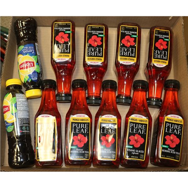 FLAT OF ASSORTED LIPTON & PURE LEAF ICED TEA