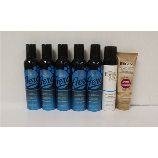 BAG LOT OF SELF TANNING PRODUCTS