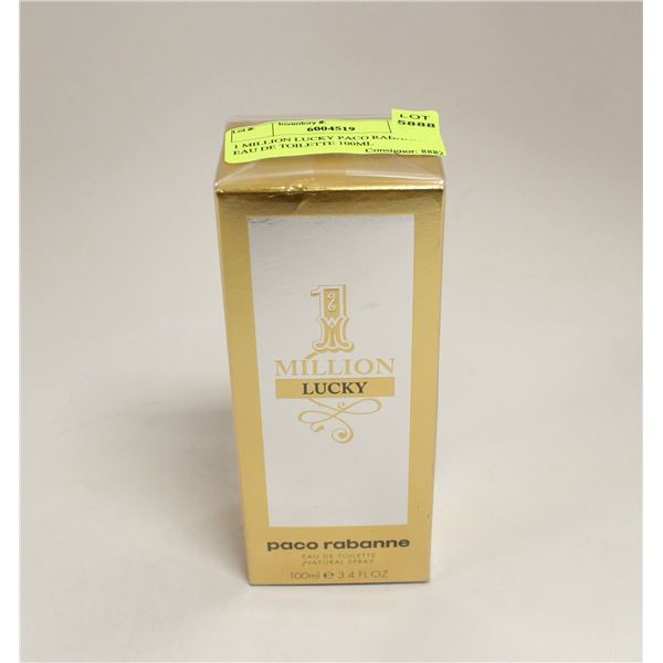 1 MILLION LUCKY PACO RABANNE EAU DE TOILETTE 100ML