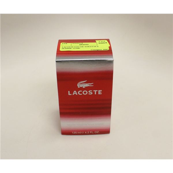LACOSTE EAU DE TOILETTE POUR HOMME 125ML