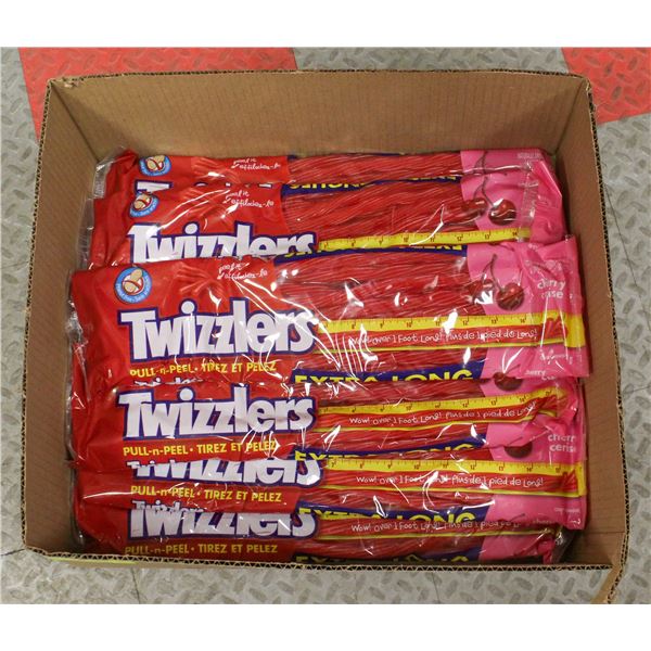 FLAT LOT OF TWIZZLERS EXTRA  LONG