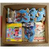 Image 1 : FLAT OF ASSORTED TOYS & FIGURES INCLUDING MONOPOLY