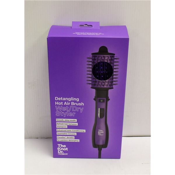 THE KNOT DR. DETANGLING HOT AIR BRUSH WET/DRY
