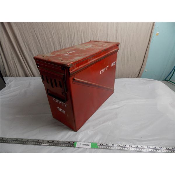 Red “Empty” Ammo CratePallet Filler18.5”x14.5”