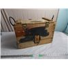 Image 2 : Wooden Military Storage Crate21”x14”