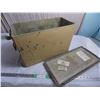 Image 3 : Fiberglass RCAF Military Ammo Crate (wide) Tan18.5”x14”