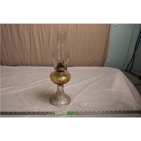 Tall Glass Oil Lamp (18”)