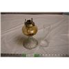 Image 3 : Tall Glass Oil Lamp (18”)
