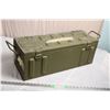 Image 3 : Military Ammo Crate (long) 26”L, 9.5”W, 9.5”T (stamped 1969)
