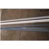 Image 1 : Metal Siding pieces 8xblue, 9xwhite. All 10ft long, approx 2.5” wide