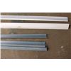 Image 2 : Metal Siding pieces 8xblue, 9xwhite. All 10ft long, approx 2.5” wide