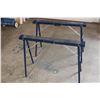 Image 2 : Mastercraft Folding Sawhorses 39”L, 31”T, 15”W (bottom leg width) 3”W (top surface)