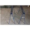 Image 3 : Mastercraft Folding Sawhorses 39”L, 31”T, 15”W (bottom leg width) 3”W (top surface)