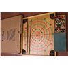 Vintage Crokanole Multi-game Board + pieces