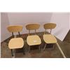Image 1 : 3 Children's School Chairs