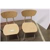 Image 3 : 3 Children's School Chairs