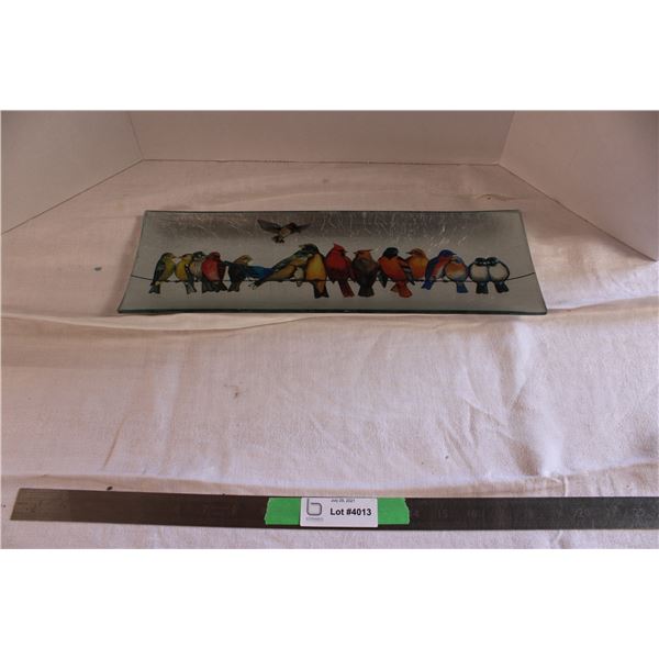 Ornamental Plate Glass 18" Long