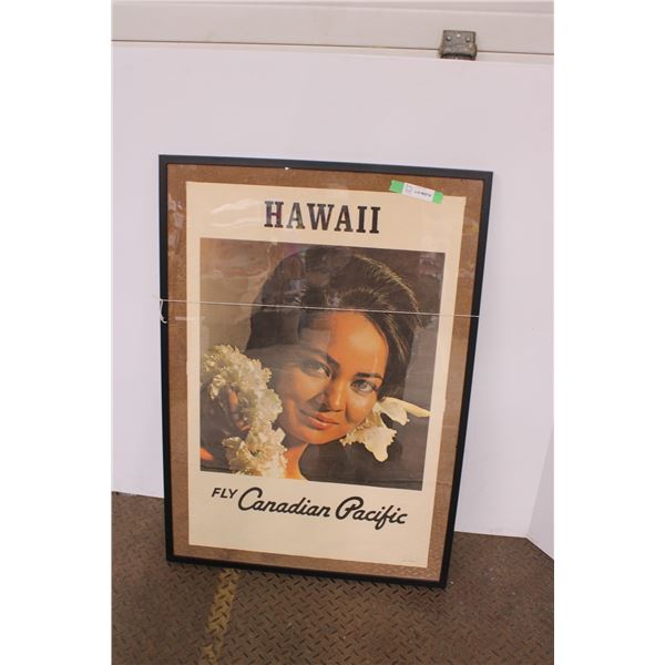 Flying Canadian Pacific Framed Poster 29" x 40"