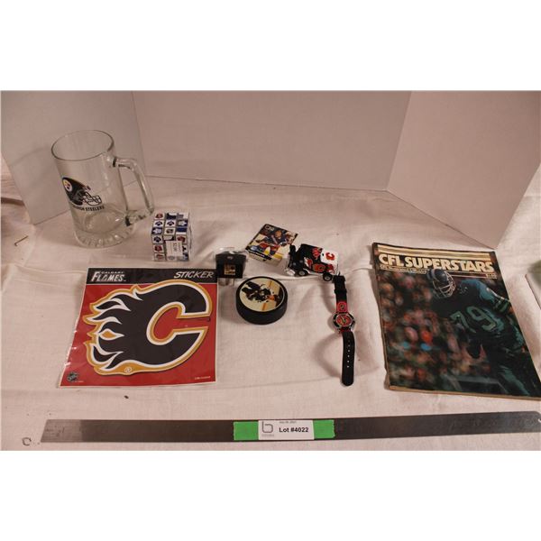 Sports Memorabilia Cup Watch Rubik's Cube