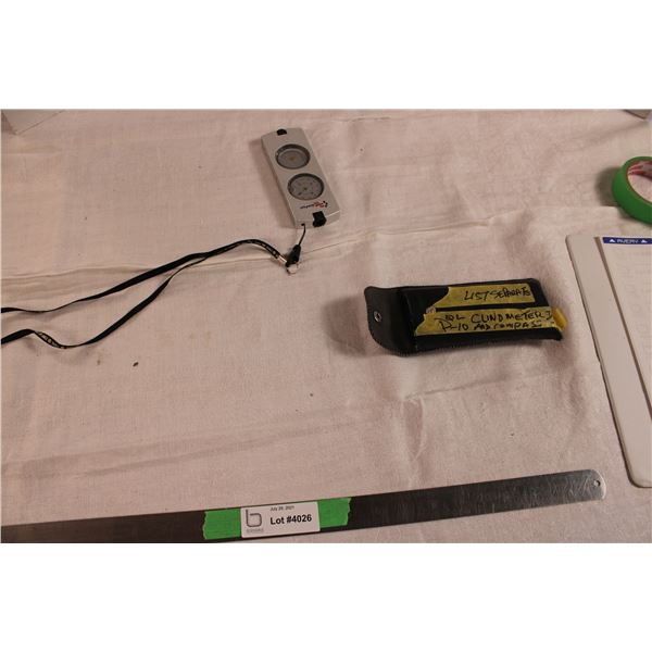 Clinometer and Compass In Case