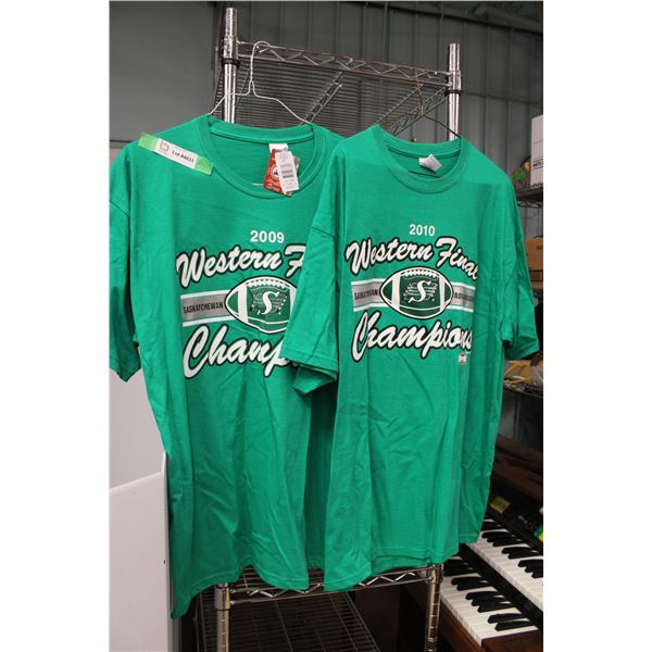 (2X THE MONEY) 2009-2010 Roughrider T-Shirts Size XL