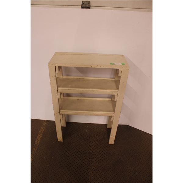 3 Tic Wooden Shelf 23" x 10" x 35" Tall