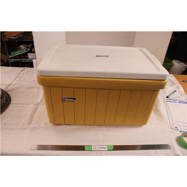 Coleman Yellow Cooler