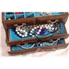 Image 2 : Jewelry Box with Costume Jewelry