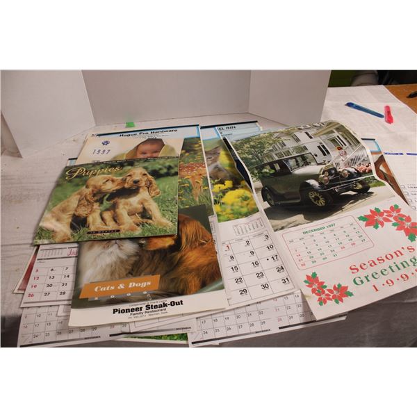 Calendars From Various Years