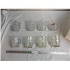 Image 1 : (8) Large Glass Drinking Mugs (1 chipped)