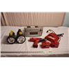14.4V Milwaukee Drill, Toyota Stereo, Flashlights