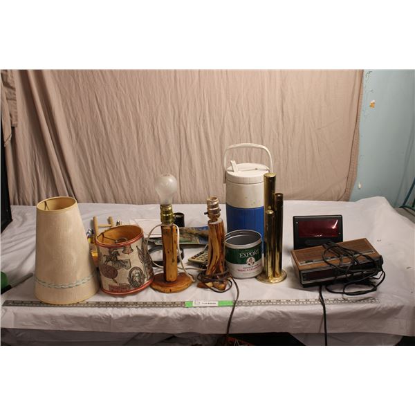 Thermos, Tree Lamps, Alarm Clocks, Compass, Novelty Misc