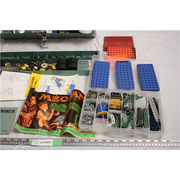 Lot De Pièces Meccano Métal Vintage – Accessoires Pour Construction, Bon état