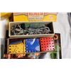 Image 6 : Huge lot of Vintage Metal Meccano Pieces In Beach Toolbox