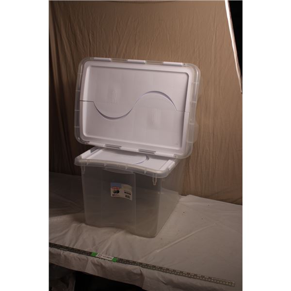 2 Sterilite Totes - 23x16x14 (45Litre)