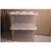 Image 2 : 2 Sterilite Totes - 23x16x14 (45Litre)