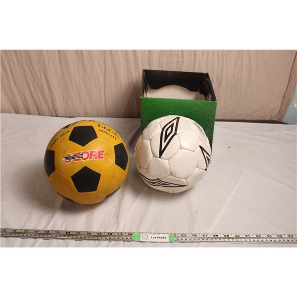 Soccer Balls (need air) Umbro + Fifa approved