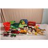 Toy Lot - Buddy L MAC Truck (1980) + misc Farm Animals
