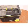 Image 2 : Portable Plastic Tool Box on Wheels