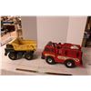 Image 1 : Tonka Dump Truck and Tonka Fire Truck