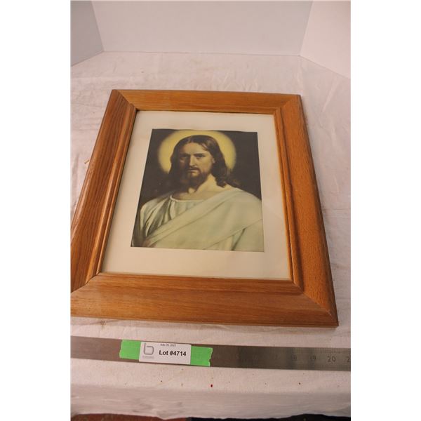 Framed Religious Picture 18.5  x 15.5 