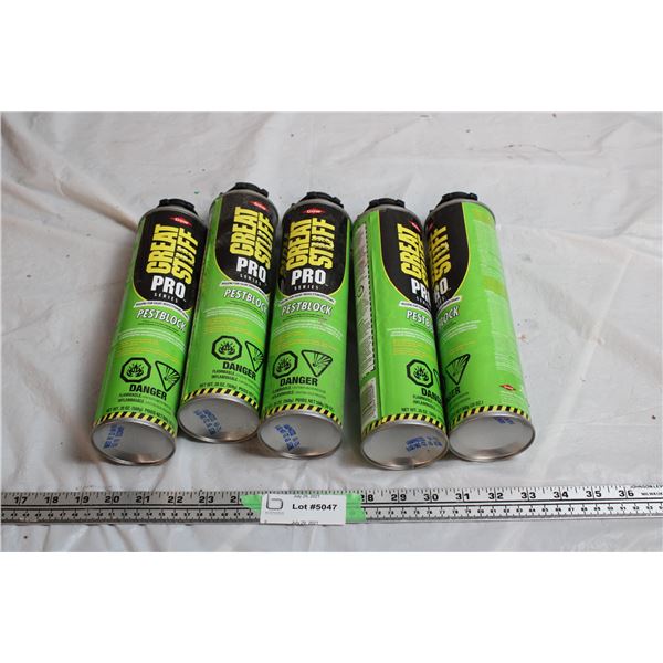 Pest Block Insulating Foam Sealant 5 Tubes (568g)