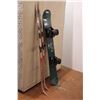 Image 1 : Legend King 155 Snowboard + Pair of Ski's