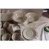 Image 4 : Setting for 8, 8 cups and saucers 8 side plates 8 Bowls - 8 Plates Cream Sugar Large Serving Bowl